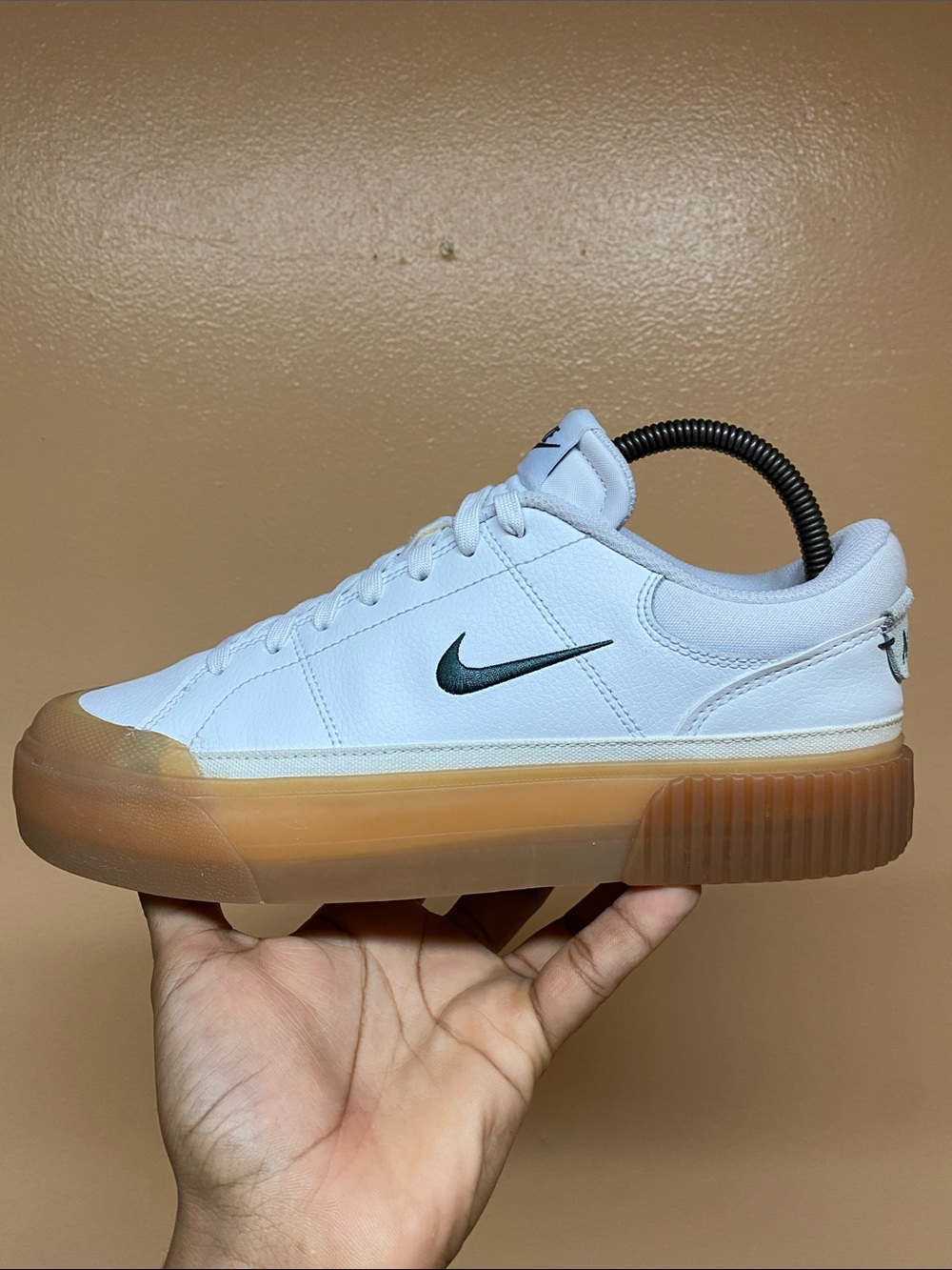 Nike Wmns Court Legacy Lift “White Vintage Green Gum” Size 9 FV5526-100 - Picture 6 of 17
